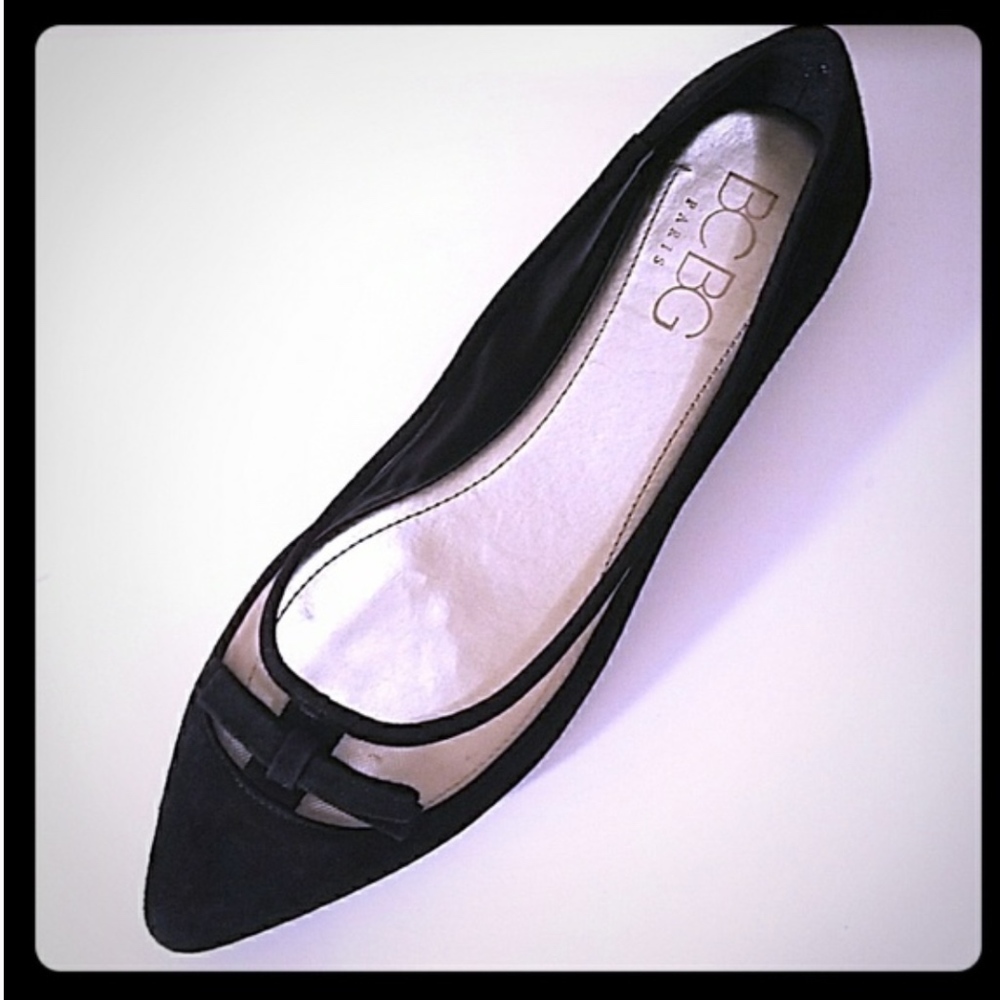 BCBG Paris Zarine Black Ballet Flats